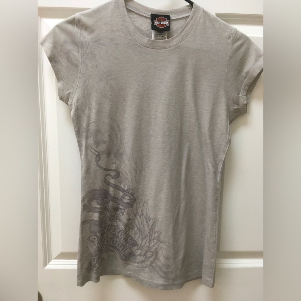 Harley Davidson Sz M gray Tee Shirt